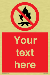 Custom prohibition No campfire